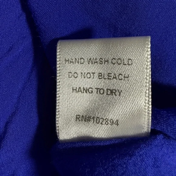 Freeway Vibrant Blue Bohemian Maximalist Fun Flutter Sleeve Tunic Dress size M - Picture 11 of 11